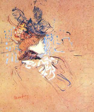 Profile of a Woman,  Henri  Toulouse-Lautrec